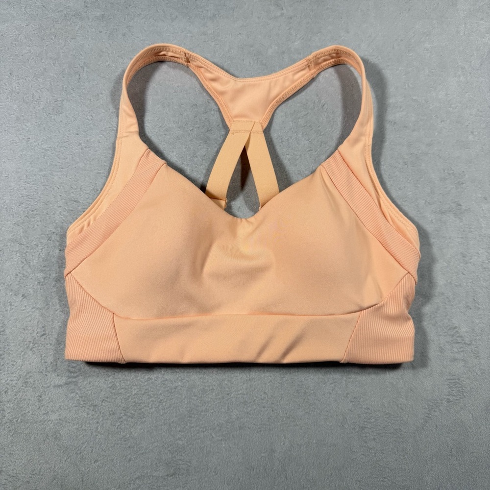 Avia Light orange sports bra size small